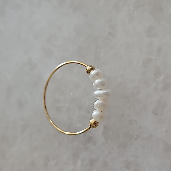 BHLDN Accessories - Cultured pearl ring size 7